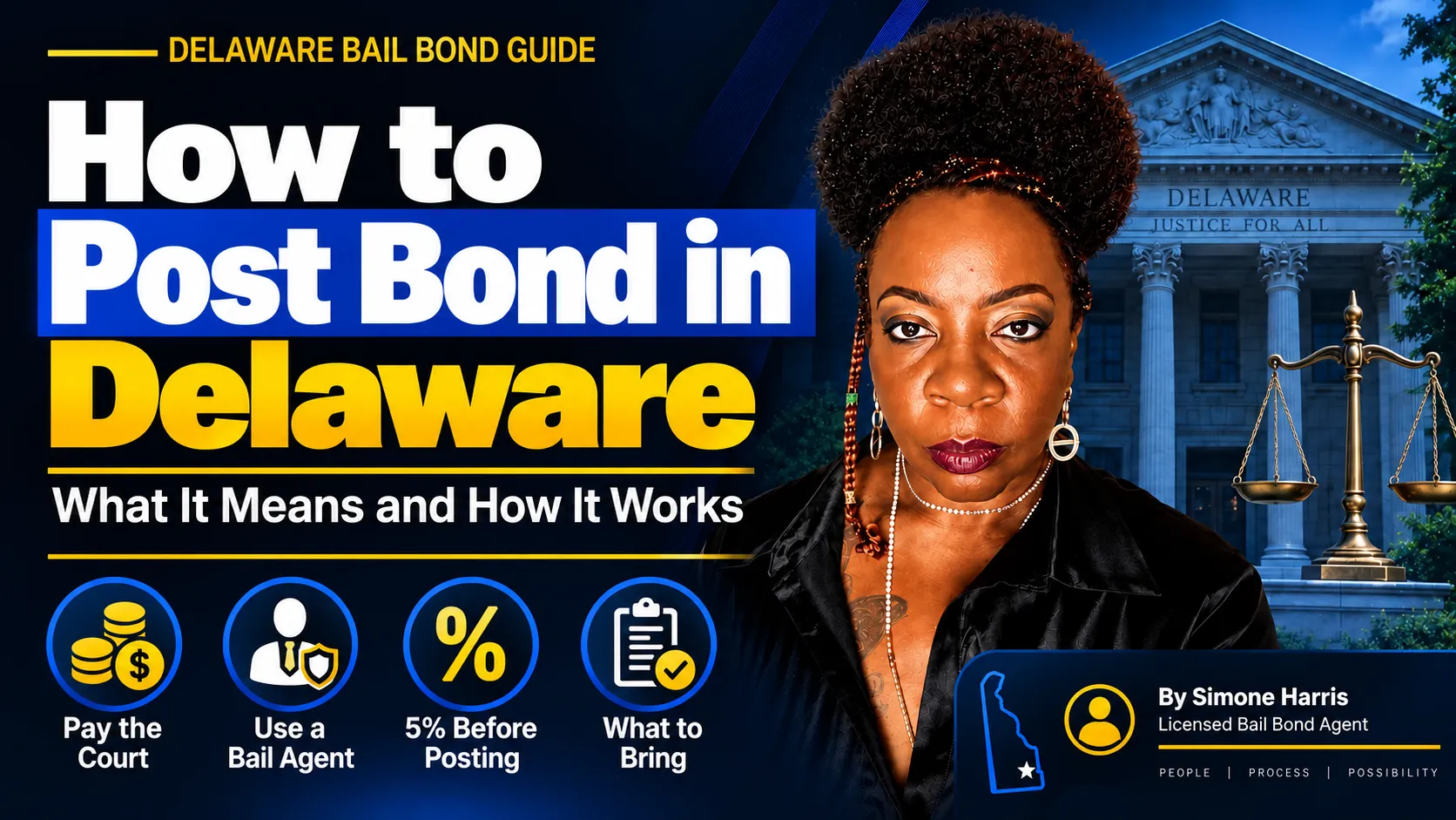 How to post bond in Delaware guide by Simone Harris